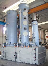 Scrubber vertical con venturi integrado - Depuración aire